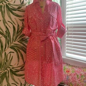 Lilly Pulitzer Classic Shirtdress Size Small